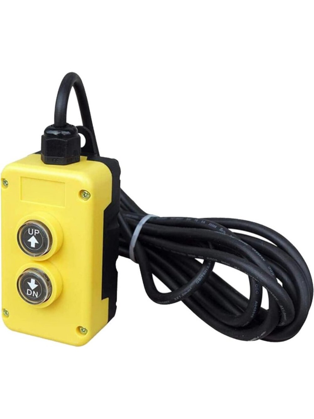 4 Wire Dump Trailer Remote Control Switch for 12V DC Hydraulic Pump - Easy